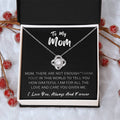 Mother's Day Happy Birthday Or Just To Say Mom I Love You - 19 Love Knot Necklace