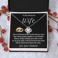 Necklace For Wife From Husband - Love Knot Love Knot Necklace