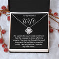 Necklace For Love Knot Necklace
