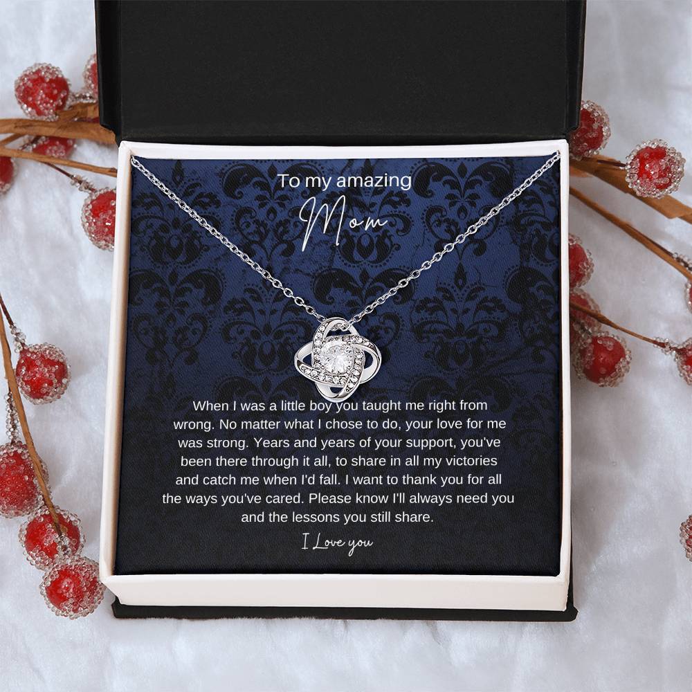 To My Amazing Mom - Loveknotnecklace Love Knot Necklace