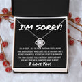 Sorry Apology Necklace 10 Love Knot Necklace