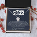 Graduation Gift Necklace Graduation Gift For Her College Graduation Gift For Her High School Senior Graduation Class Of 2022 Love Knot Necklace