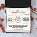 To My Daughter-In-Law Love Knot Necklace💓 Love Knot Necklace