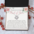 Maid Of Honor Wedding Day Gift Maid Of Honor Necklace Gift Maid Of Honor Gift From Love Knot Necklace