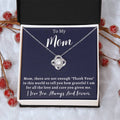 Mother's Day Or Just To Say I Love  Love Knot Necklace