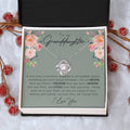 Granddaughter Gift From Grandparents Granddaughter Necklace From Grandma Love Knot Necklace