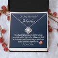 Mothers Day Gift From Daughter Mother's Day Necklace To My Beautiful Mom Necklace Mom Gift From Son Mom Necklace Love Knot Necklace