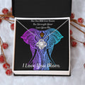 Gift To Mom - I Love You Love Knot Necklace