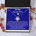 Gift For Bonus Mom - Loveknotnecklace 1 Love Knot Necklace