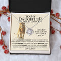 To My Daughter My Pride And Joy! Gift Necklace Fr Love Knot Necklace