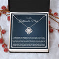 To My Girlfriend's Mom Necklace Girlfriend's Mom Birthday Gift Mother's Day Gift For Girlfriend's Mom Love Knot Necklace