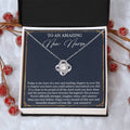 Graduation Gift Necklace For Her Nurse Graduation Gift Graduation Gift For Nurse Class O Love Knot Necklace