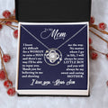 Mom - Caring Mother - Necklace Love Knot Necklace
