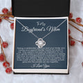 To My Boyfriends Mom Gift Gift For Boyfriend's Mom Boyfriend's Mom Birthday Mom Of Boyfriend Gift Mother's Day Gift For Boyfriend's Mom Love Knot Necklace
