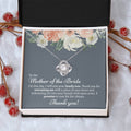 Mother Of The Bride Gift From Groom Mother In Law Wedding Gift From Groom Wedding Gift For Mother In Law From Groom Love Knot Necklace
