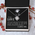 To My Love Necklace Gift To Wife Gift To Girlfriend Gift To Lover Anniversary Gift To Wife Birthday Gift To Wife Birthday Gift T Love Knot Necklace