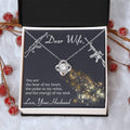 Dear Wife- Gun Love Love Knot Necklace