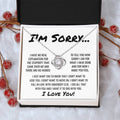 Sorry Apology - Love Knot Necklace