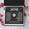 Mom - Forever Grateful - Ne Love Knot Necklace