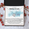 Gift For Mother-In-Law More Joy Sweet Warm Love Knot Necklace Love Knot Necklace