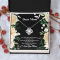 Love You Mom-Love Knot Necklace Love Knot Necklace