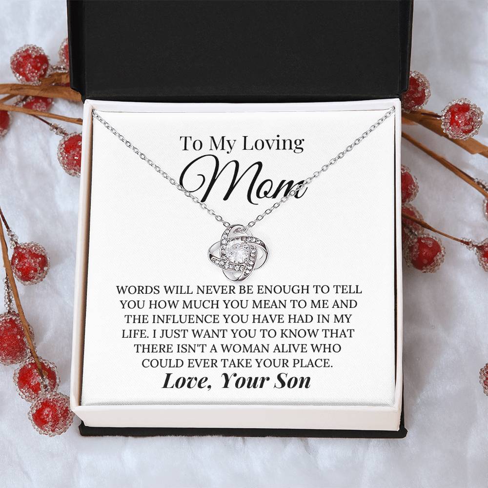 Heartfelt Mother's Day Gift For Mom Love Knot Necklace 2