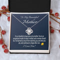 Mothers Day Gift From Daughter Mother's Day Necklace To My Beautiful Mom Necklace Mom Gift From Son Mom Necklace 2 Love Knot Necklace