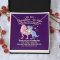 To My Daughter-In-Law Gift For Daughter-In-Law Daughter-In-Law Necklace Love Knot Necklace