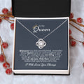 Granddaughter Gift From Grandparents Necklace For Granddaughter Love Knot Necklace