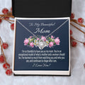Mothers Day Gift From Daughter Mother's Day Necklace To My Beautiful Mom Necklace Mom Gift From Son Mom Necklace 3 Love Knot Necklace