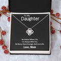 Gift For Daughter From Mom Daughter Mother Necklace Daughter Gift From Mom To My Daughter Daughters Birthday Unique Grown Up Daughter Love Knot Necklace