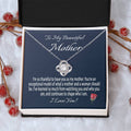 Mothers Day Gift From Daughter Mother's Day Necklace To My Beautiful Mom Necklace Mom Gift From Son Mom Necklace 1 Love Knot Necklace