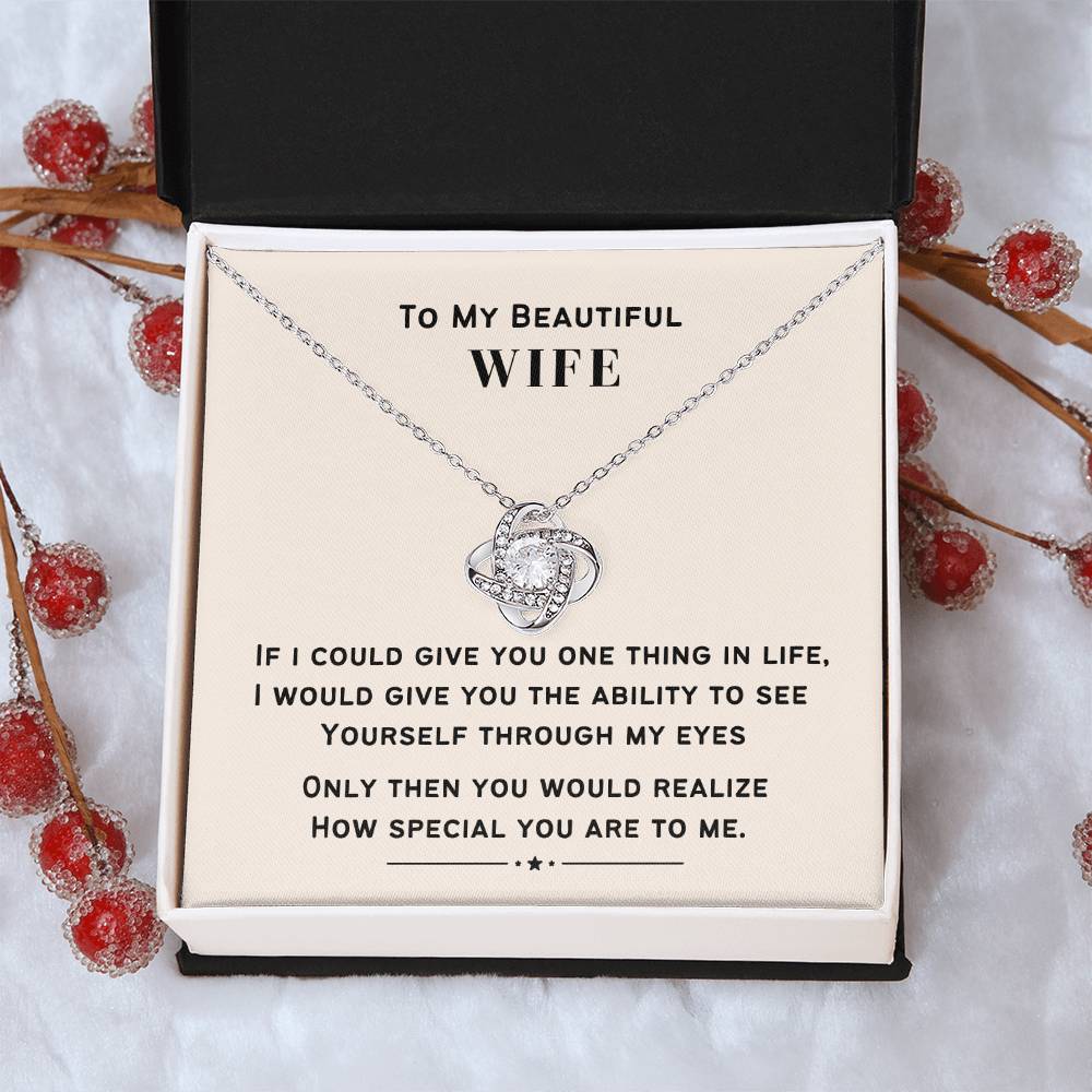 How Special Y Love Knot Necklace