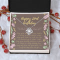 Happy 22Nd Birthday Gifts For 22Nd Birthday 22Nd Birthday Gift For Her 22 Year Old Female Best Friend Love Knot Necklace