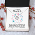 Expecting Mom Mothers Day Gift New Mom Necklace Jewelry Gift For First Mothers Day Push Jewelry Gift Love Knot Necklace