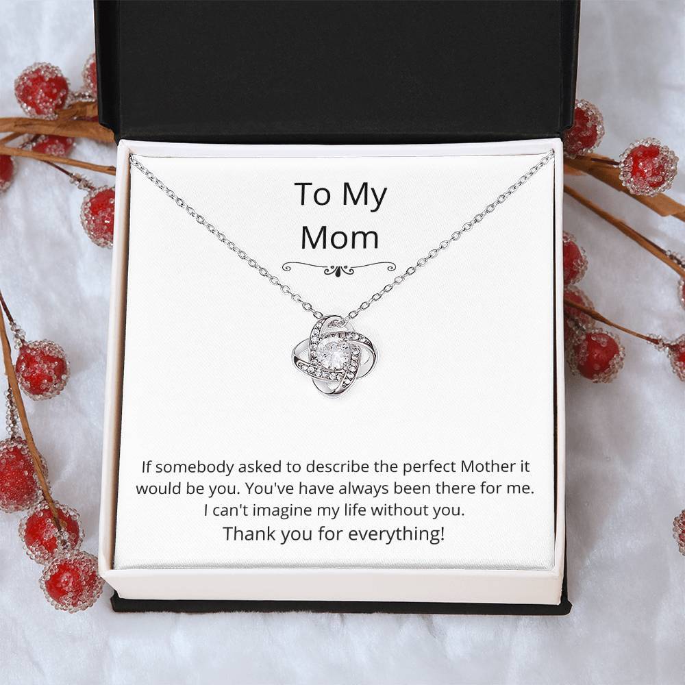 To My Mom Love Knot Necklace 02 Love Knot Necklace