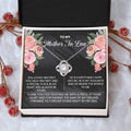To My Mother-In-Law Thank You The Love Knot Necklace 1 Love Knot Necklace
