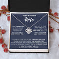 Gift For Wife - Lux Marry I Breath Love Knot Necklace Love Knot Necklace