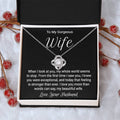 Gift For Wife Birthday - Love Knot Necklace