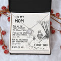 To My Mom For All The Time I Forget To Thank You Necklace For Mom Happy Mother's Day Love Knot Necklace