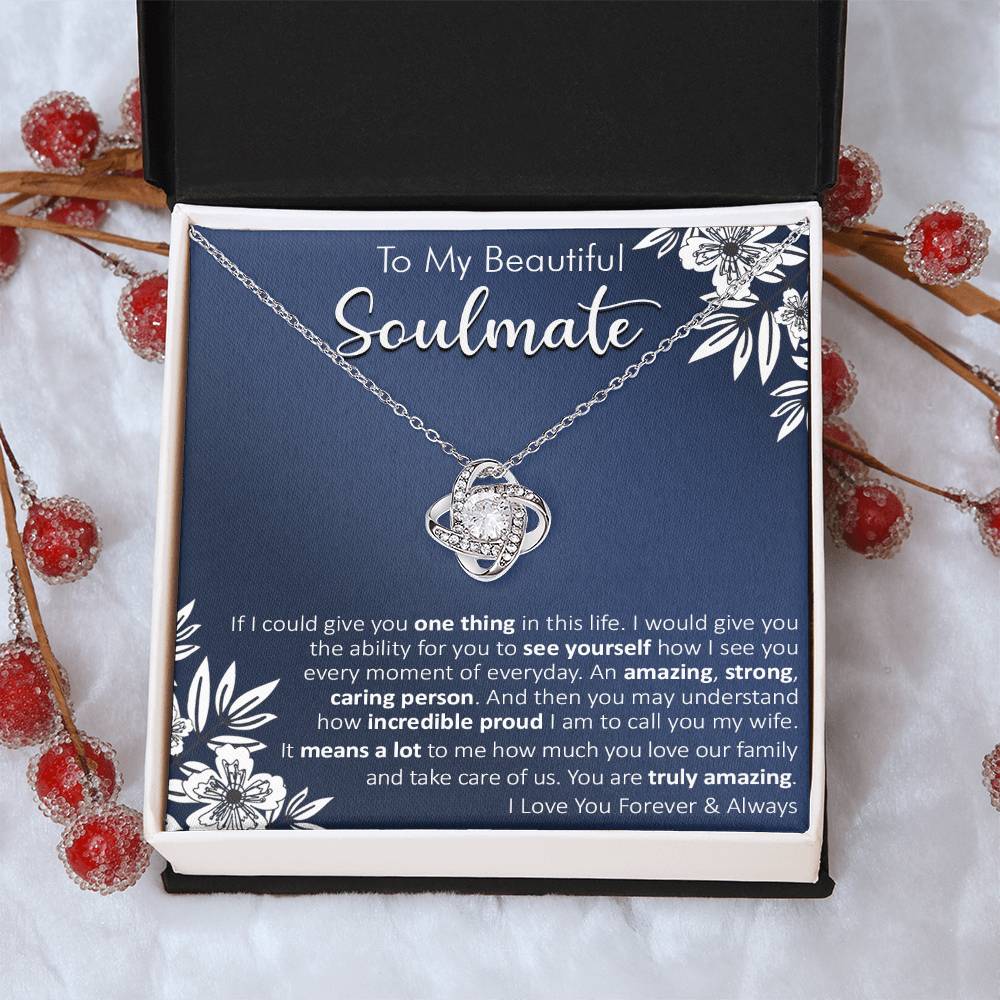 Gift For Your Soulmate - Our Family - Love Knot Love Knot Necklace