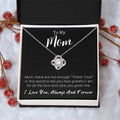Mother's Day Or Just To Say I Love You - Love Knot Necklace - 22 Love Knot Necklace