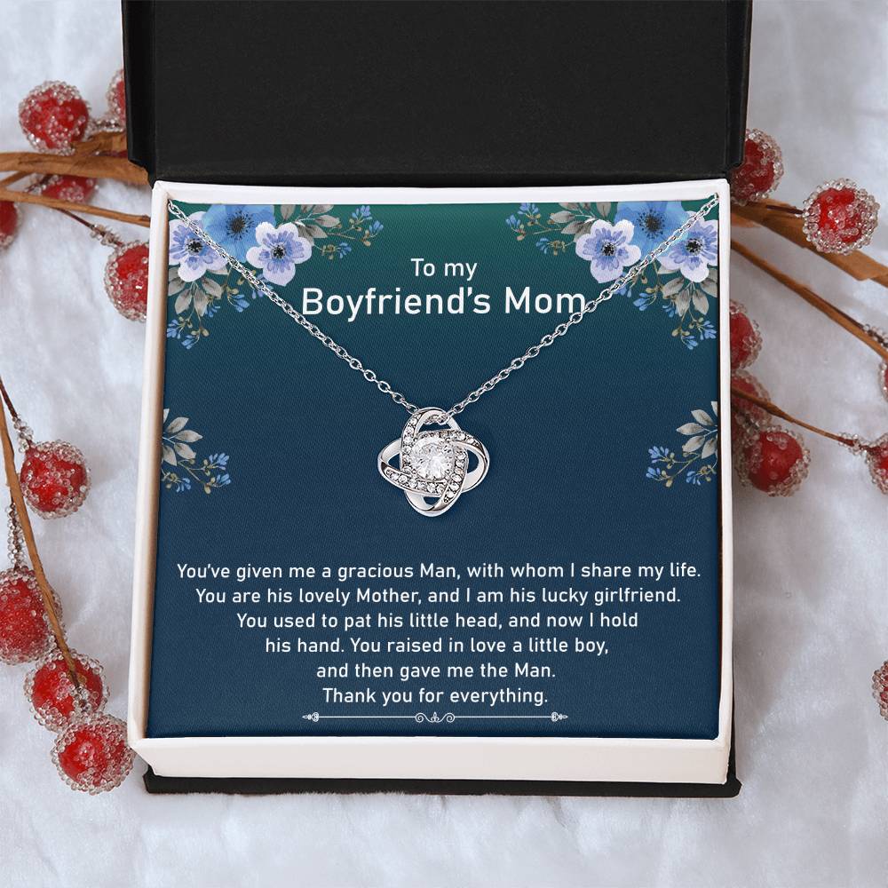 Almost Sold Out To My Boyfriend's Mom - Love Knot Necklace Love Knot Necklace