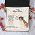 Saint Bernard Necklace Gift For Lab Mom Gift For Dog Lover Dog Mom Gift Golden Lab Gift Labrador Mom Pet Parent Jewelry St. Bernard Love Knot Necklace