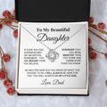 My Little Girl Daughter Love Knot Necklace