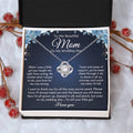 To My Mom On My Wedding Day Ne Love Knot Necklace