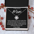 Love Knot Necklace For Mom 1 Love Knot Necklace