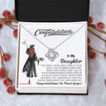 To My Daughter Graduation Gift Graduation Necklace For Her College Graduation Gift High School Senior Graduation Love Knot Necklace