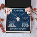 Best Necklace Gift For Mom From Daughter Love Knot Necklace
