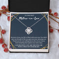 Gift For Mother-In-Law More Joy 5 Love Knot Necklace Love Knot Necklace